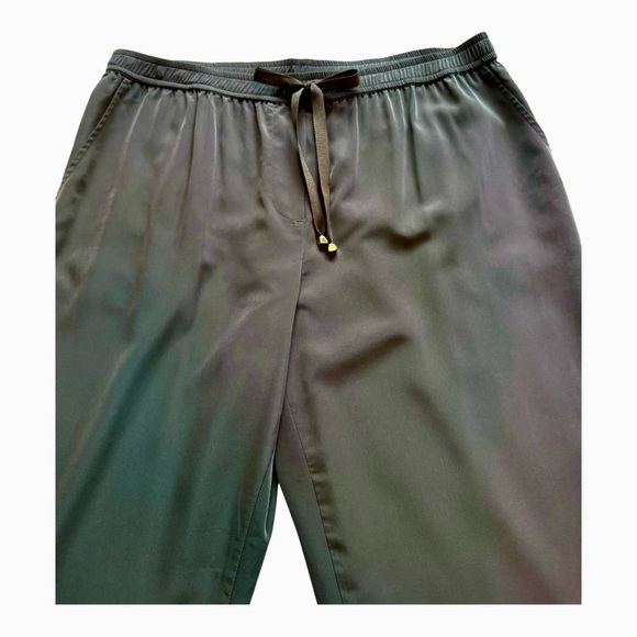 Melanie Lyne Khaki Green Pull On Jogger Pants - Size 10 - Picture 3 of 11